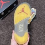 Off-White x Air Jordan 5 SP 'Sail' - Image 9